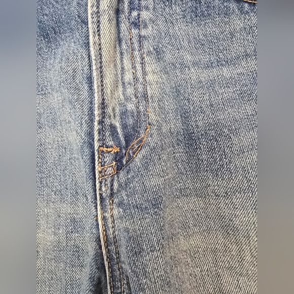 GRLFRND Luna Mid Rise Baggy Wide Leg Jeans Size 24 - Picture 6 of 11